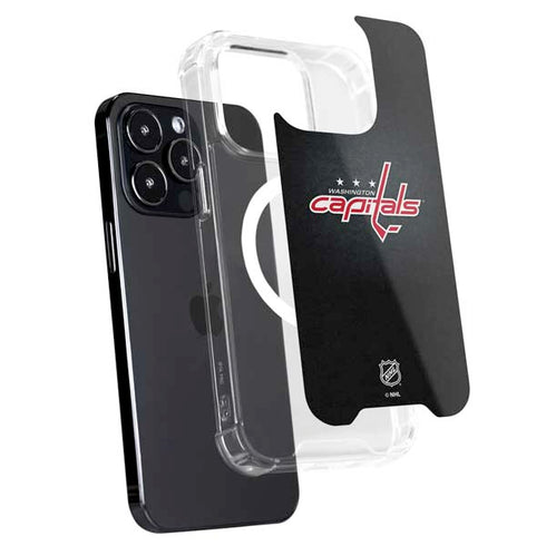 NHL Washington Capitals Black Background iPhone 16 Pro MagSafe Case
